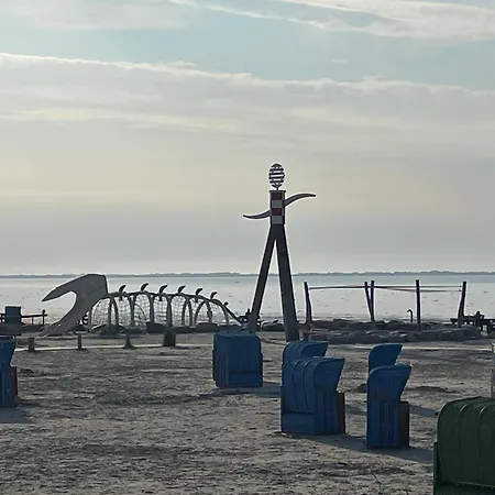 Nordseekueste Am Deich Mit Schoenem Garten 度假居 *