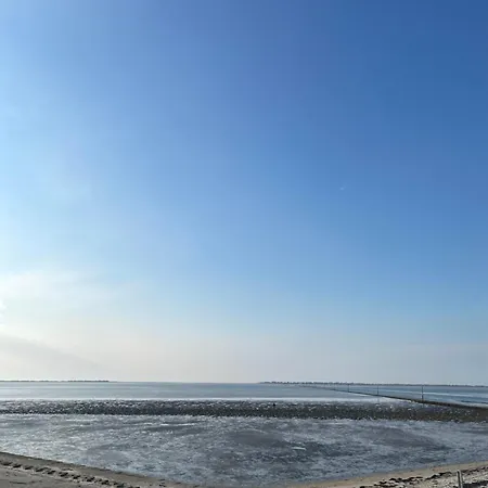 Nordseeküste Am Deich Mit Schönem Garten * Neßmersiel