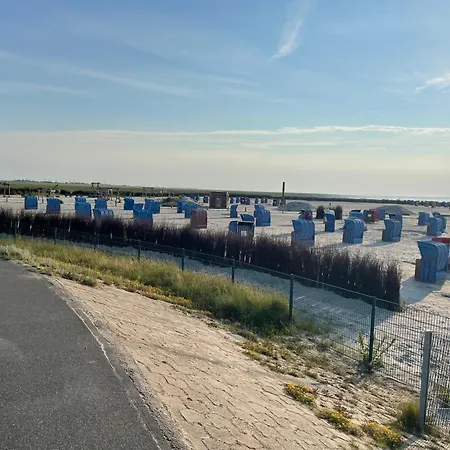 度假居 Nordseekueste Am Deich Mit Schoenem Garten