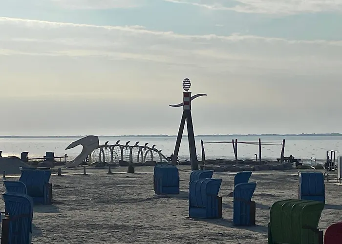 Nordseekueste Am Deich Mit Schoenem Garten 別荘 *