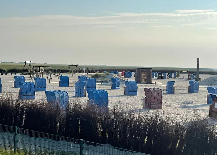 Nordseekueste Am Deich Mit Schoenem Garten Neßmersiel